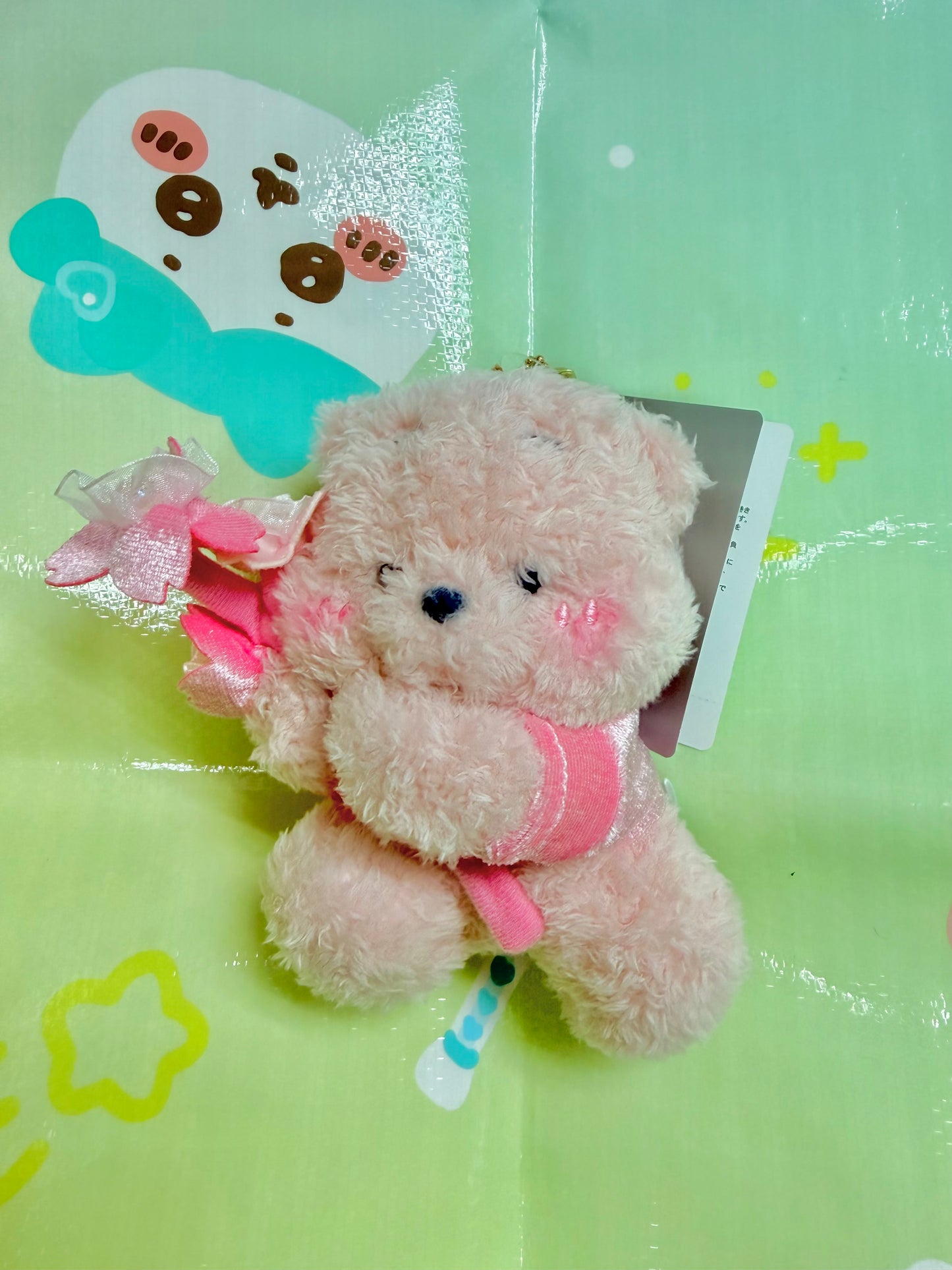 維尼熊 公仔吊飾 櫻花版