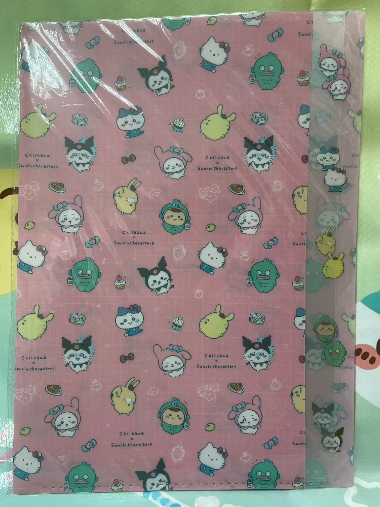 小可愛 X Sanrio 五分頁A4文件夾 - FATSO STORE