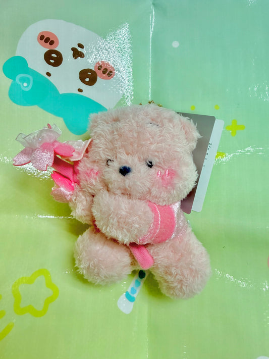 維尼熊 公仔吊飾 櫻花版
