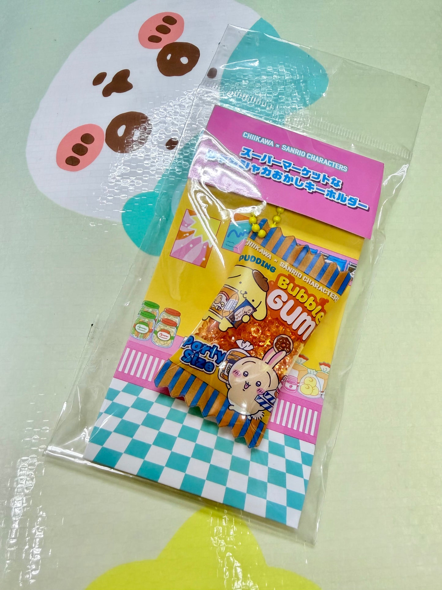 Chiikawa X Sanrio 兔兔 布甸狗 匙扣