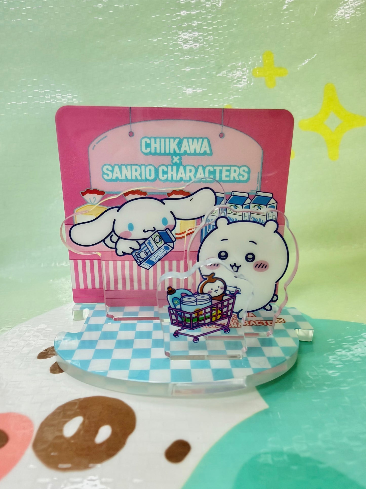 Chiikawa x Sanrio 小可愛 玉桂狗 立牌