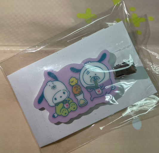 8哥 X Sanrio PC狗髮夾 - FATSO STORE