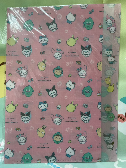 小可愛 X Sanrio 五分頁A4文件夾 - FATSO STORE