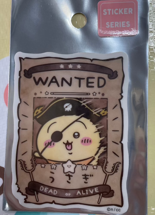 兔兔 Wanted 貼紙 - FATSO STORE