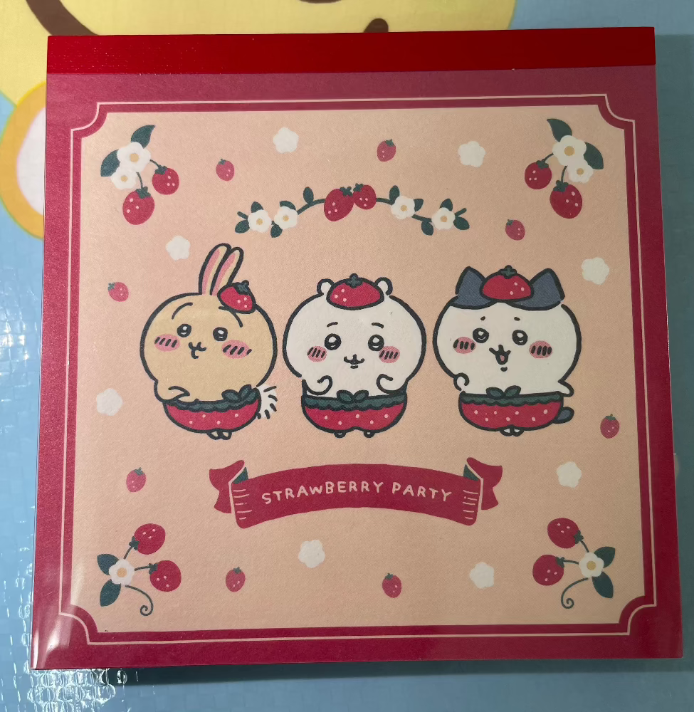 小可愛 草莓派對（紅） Memo - FATSO STORE